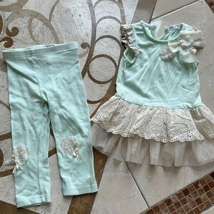 Mint colored set